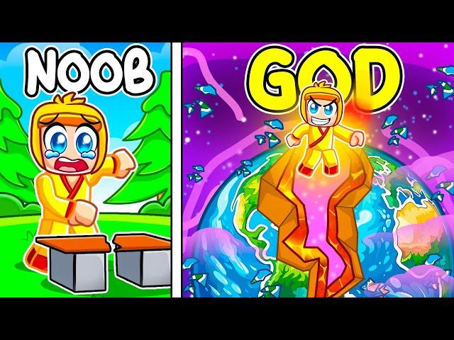 Gaining INFINITE STRENGTH in Roblox!