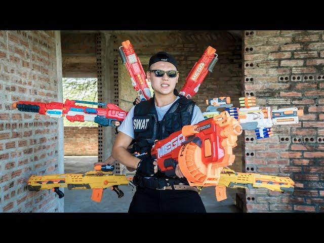 SEAL X Nerf War : Captain SWAT Warriors Elite Nerf Guns Fight Group Of Thieves Dr Ken Crazy