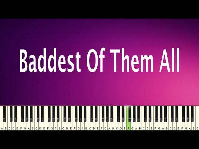 Eliza Rose - B.O.T.A. (Baddest Of Them All) - PIANO TUTORIAL