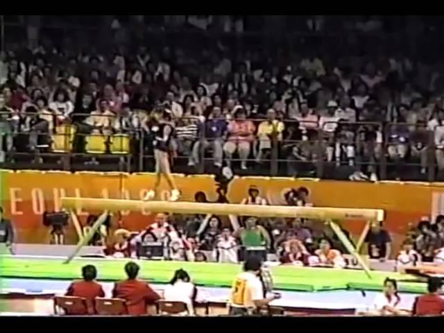 5th T BUL Ivelina Raikova BB - 1988 Olympic Games 9.725