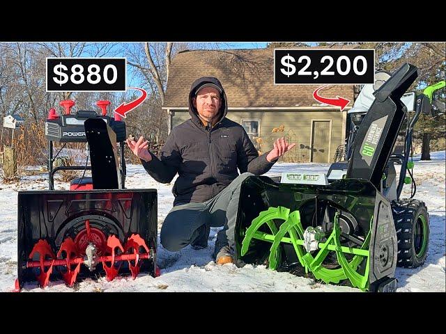 What’s the REAL difference between these two snow blowers?