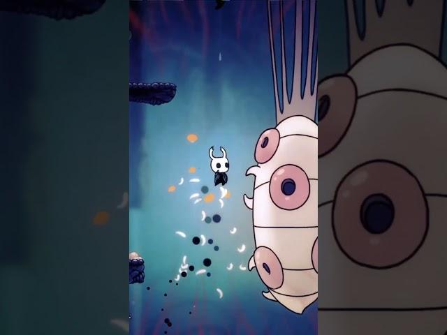 No Hit Flukemarm - Hollow Knight #shorts