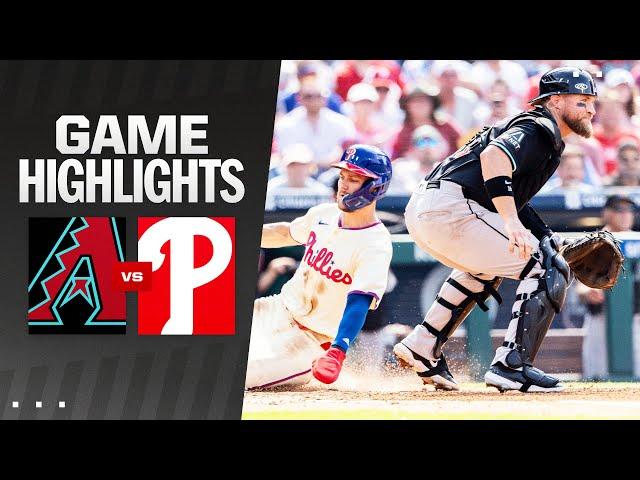 D-backs vs. Phillies Game Highlights (6/22/24) | MLB Highlights