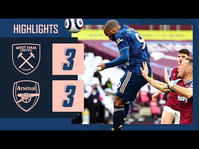 HIGHLIGHTS | Dramatic three-goal comeback! | West Ham vs Arsenal (3-3) | Premier League