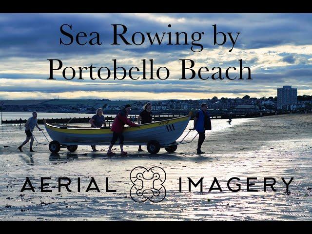 DJI Cinematic footage. Sea Rowing @ Portobello with the mini 2. Aerial Imagery.