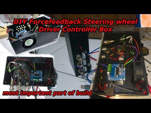 Driver Controller Box , MMOS2014 based DIY Force feedback Steering wheel