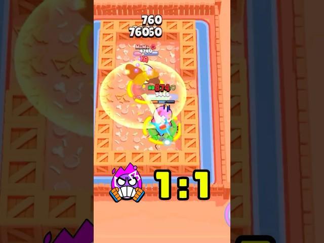 INSANE NEW HYPERCHARGE 1VS1 #brawlstars #shorts