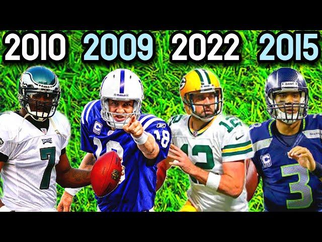 NFL...But A Wheel Decides What Year Their Quarterback is From!