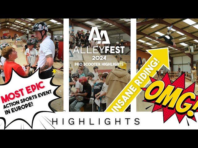 AlleyFest 2024 Pro Scooter Highlights