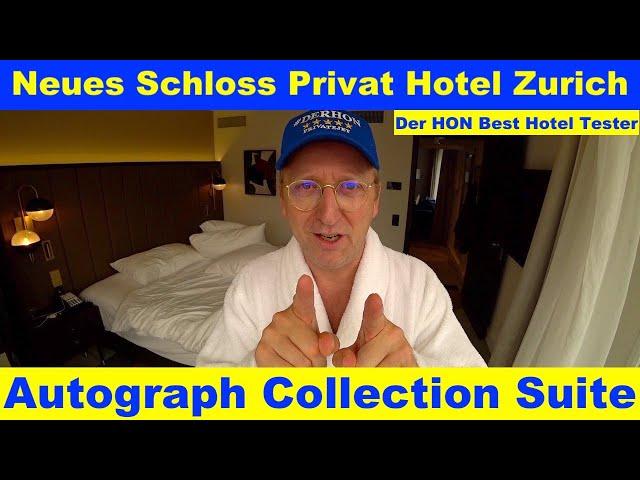 Neues Schloss Privat Zurich Autograph (Review & Tour of Room) The Hotel Inspector #hotelinspector