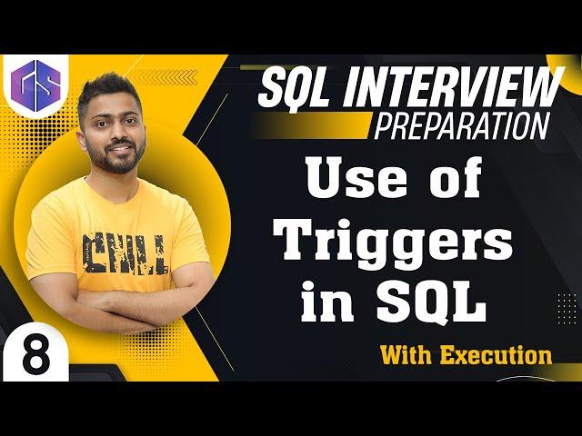 Sql Triggers Real Life Example | SQL Interview Questions