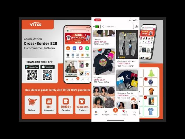 How many items can you get in ¥100 or k400 on Yitoo app