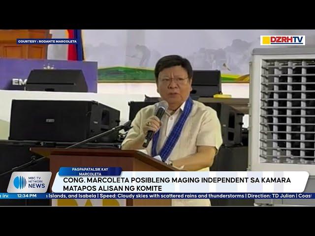 Cong. Marcoleta posibleng maging independent sa Kamara matapos alisan ng komite