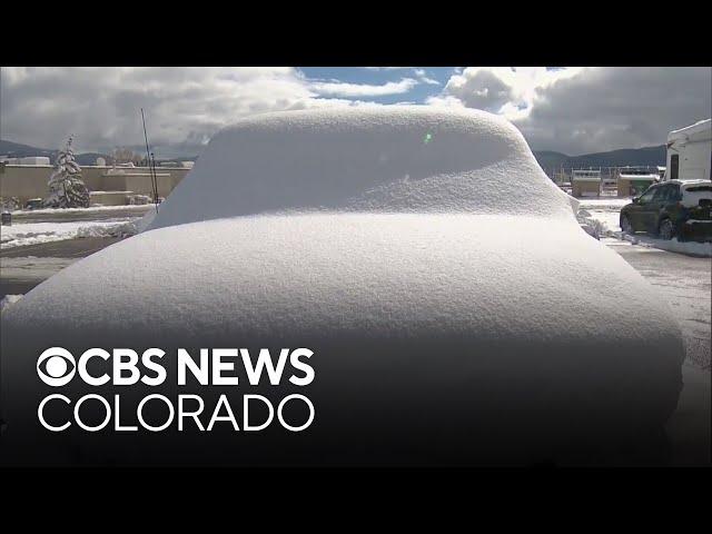 Colorado's mountain communities digging out after big snowfall