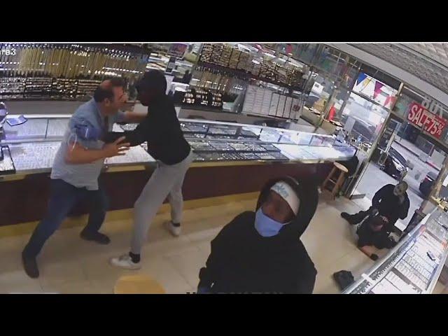 Armed robbery at DTLA jewelry store