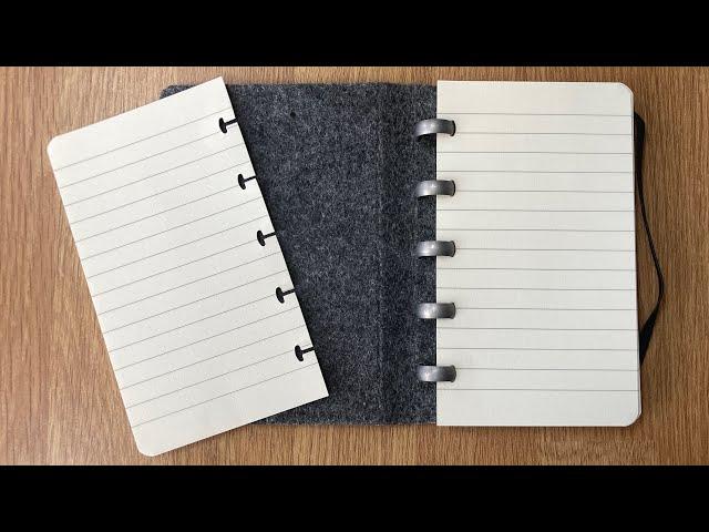 Review - Alain Berteau disc bound felt notebook