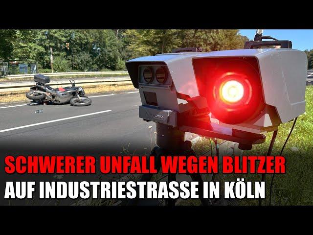 Blitzer verursacht schweren Verkehrsunfall in Köln - Motorradfahrer schwer verletzt | 29.07.2024