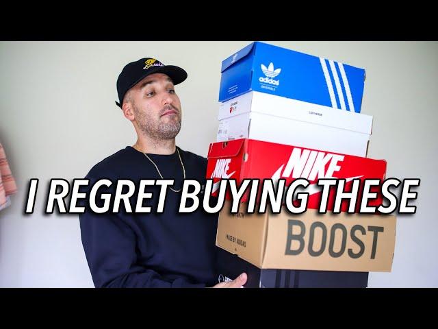 TOP 5 SNEAKERS I REGRET BUYING! Mistakes Were Made....