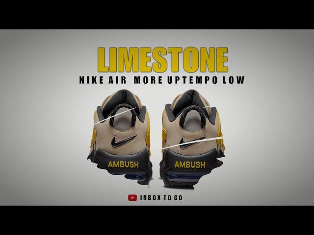 LIMESTONE 2023 THE AMBUSH BRAND x Nike Air More Uptempo Low DETAILED LOOK AND RELEASE DATE