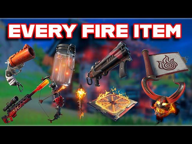 Ranking EVERY FIRE ITEM In FORTNITE HISTORY From WORST To BEST