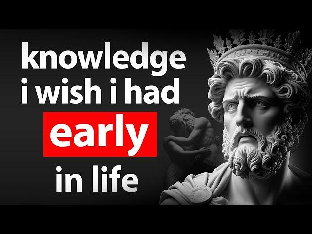 LIFE-CHANGING Stoic Wisdom I Wish I'd Discovered EARLIER In Life | Stoicism