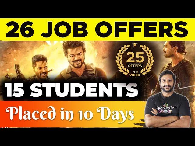 26 Job Offers 15 Students Placed in 10 Days | Kaashiv Infotech Reviews #kaashivinfotech