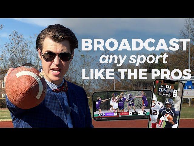 How to livestream sports like the PROS | NEW Switcher Studio 8.5 features