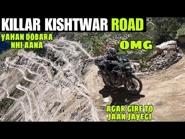 World's Most Dangerous Road | Killar Kishtwar Cliffhanger Road|Isse Tough Kuch Nhi@deepranjansachan