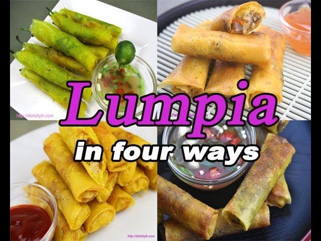 LUMPIA IN FOUR WAYS | Delish PH