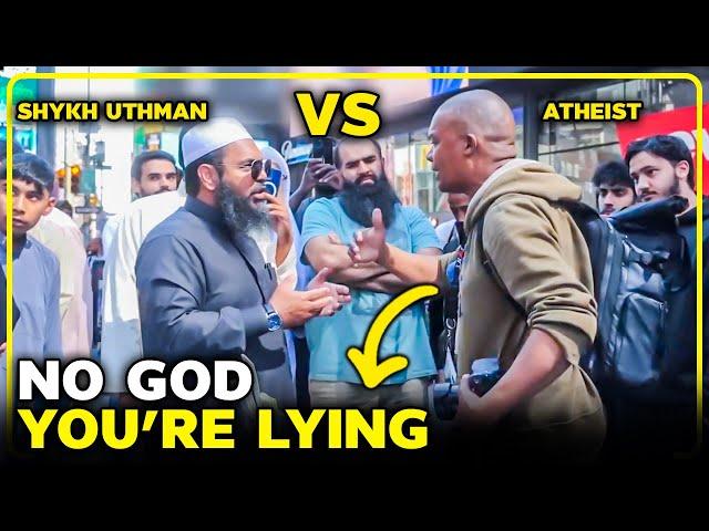 Atheist : No God you're lying | Debated With Atheist | Uthman Ibn Farooq Official