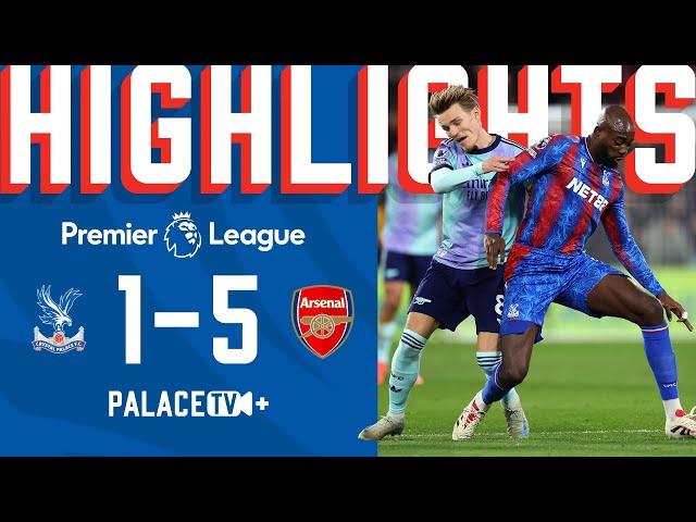 Premier League MATCH HIGHLIGHTS | Crystal Palace 1-5 Arsenal