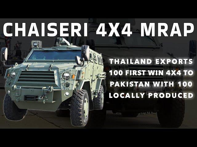 Pakistan signs deal with Thailand to purchase Chaiseri 4x4 MRAP Armored Vehicles