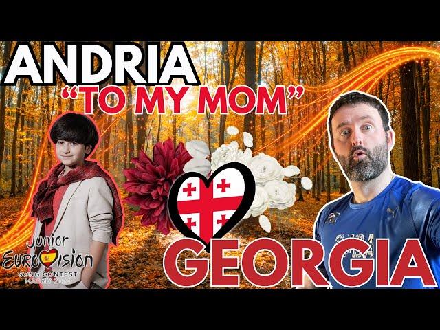  Andria "To My Mom" REACTION & ANALYSIS | Georgia | Junior Eurovision 2024 #georgia  #jesc2024