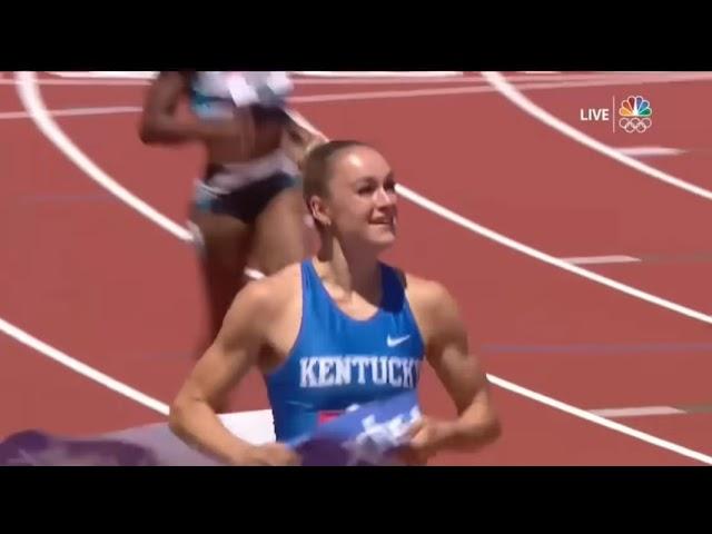 Abby Steiner 21.77s WL - Women's 200m USATF Outdoor Championships finals