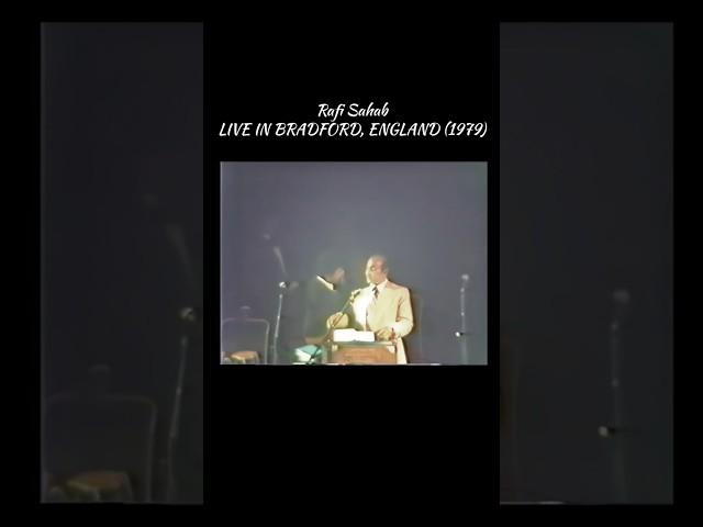 Rafi Sahab LIVE IN BRADFORD ENGLAND (1979)