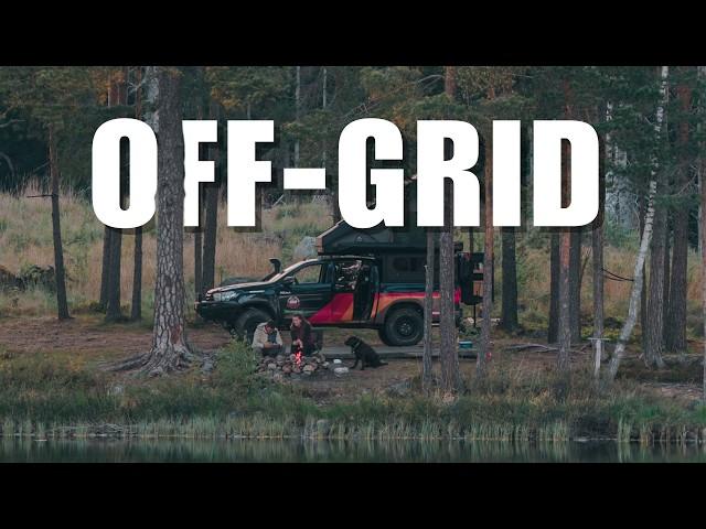 Living Off-Grid in Sweden: 4x4 Wild Camping Adventure