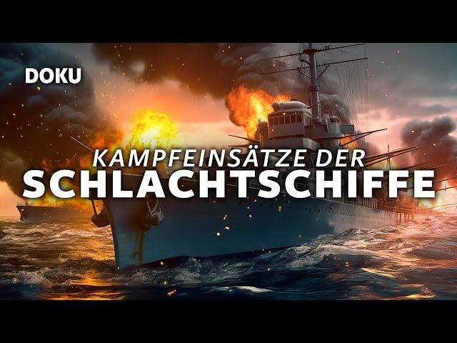 Kampfeinsätze der Schlachtschiffe (Geschichte Dokumentation, Originalaufnahmen Kriegsmarine)