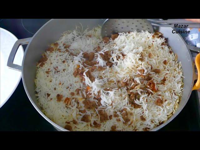 Afghan Kofta Chalaw Recipe کوفته چلو ازین به بعد چلو را ساده پخته نخواهید کرد Afghan pulao recipe