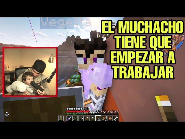 VEGETTA se PONE a CONVERSAR con OLI el HIJO de LUZU ️ | QSMP