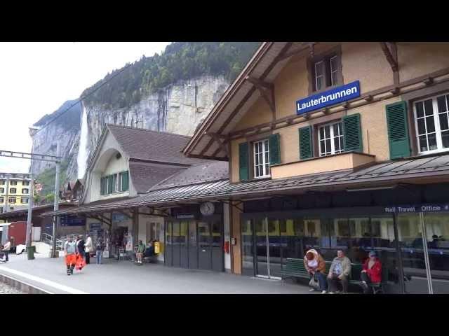 Jungfraujoch - Top of Europe; Part 1 of 4: Interlaken Ost - Lauterbrunnen