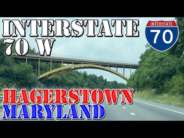 I-70 West - Frederick to Hagerstown - Maryland - 4K Highway Drive