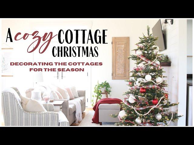 Cottage Style Christmas ~ Cozy Christmas Decor~Decorating Cottages for Christmas~Farmhouse Christmas