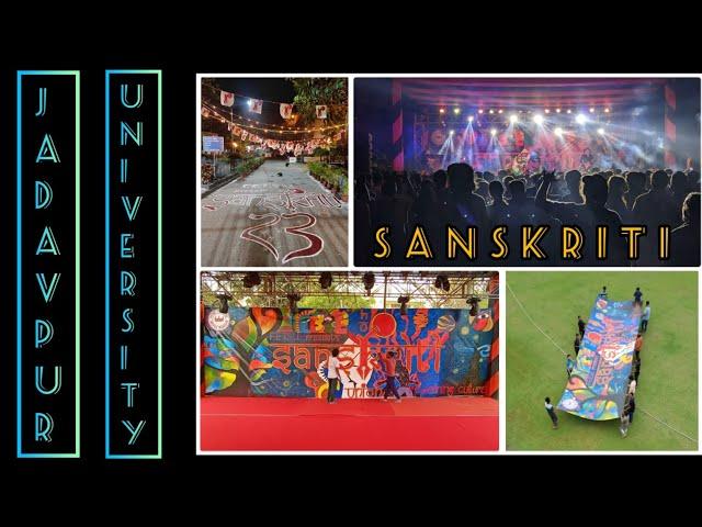 JADAVPUR UNIVERSITY | Sanskriti 2023 | Festival Season | Cultural Concert | Vive of Flash lights ️