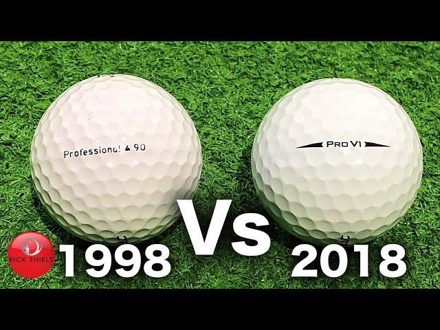 1998 Golf Ball Vs 2018 Golf Ball (20 Year Test)