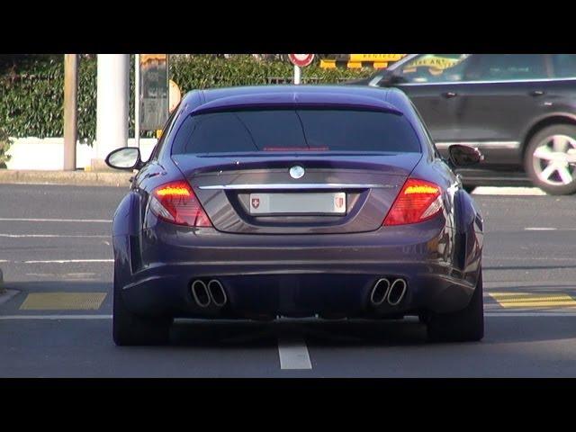 PURPLE Fab Design Mercedes CL Widebody - sound + acceleration