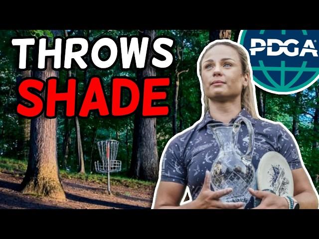 Kristin Tattar Throws Shade At The PDGA