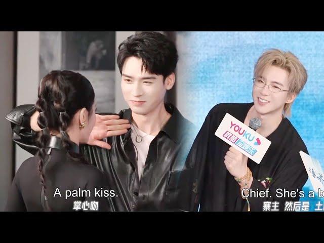 Trivia: Di Lieba and Gong Jun restored the palm kiss, Liu Yuning watched it and said: too nasty