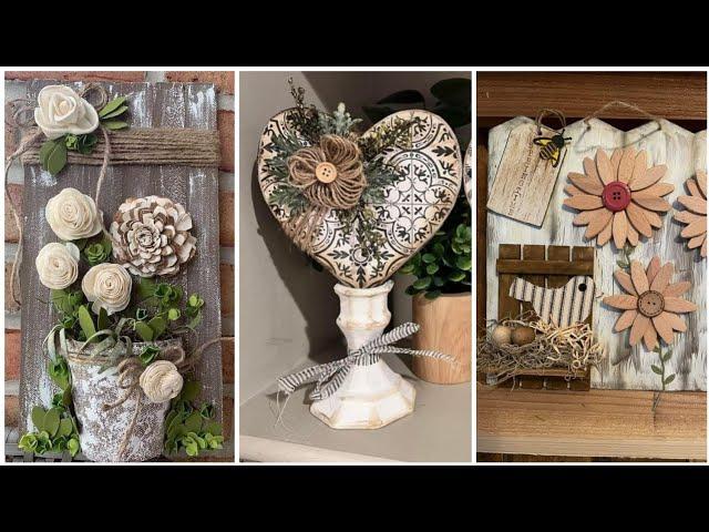 Thrifty Charm Decor Shabby Chic Vintage Rustic Home and Wall Hangings Decor Idea in budget