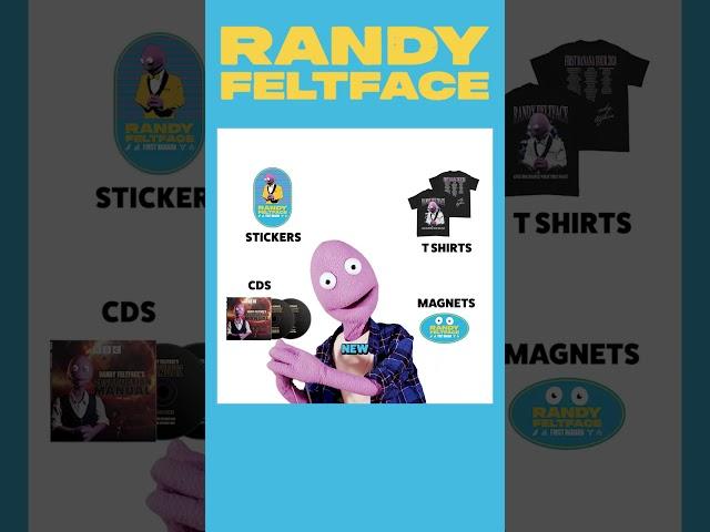 The Feltface Merch Store is officially open for business! Link in description!