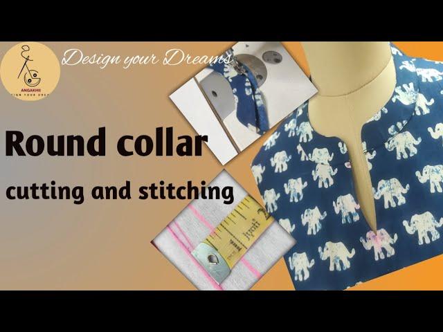 How to Make a Round Collar|| कुर्ती में राउंड कॉलर कैसे बनाएं?